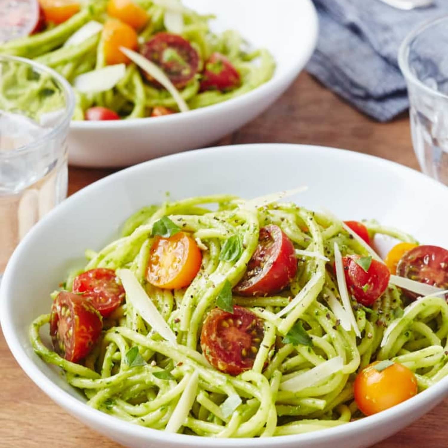 Zucchini Noodles with Avocado Sauce